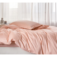 Постільна білизна SOFT PEACH Premium Сатин однотон MERISET - Євро на резинці (550386)