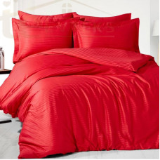 Постільна білизна RED Elite Сатин страйп MERISET - Сімейний (550387)