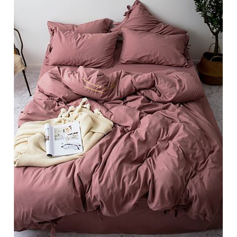 Постільна білизна Маув Ранфорс MERISET - Двоспальний (550399)