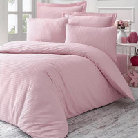 Постільна білизна LIGHT PINK Elite Сатин страйп MERISET - Сімейний (550487)