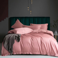 Постільна білизна PINK SUNSET Premium Сатин однотон MERISET - Сімейний (550571)