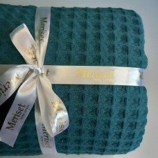 Покривало Піке ГРЕЦЬКЕ Бірюза MERISET - 200х230 (550640)