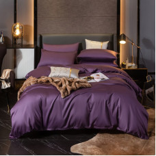 Постільна білизна VIOLET FLOWER Premium Сатин однотон MERISET - Сімейний (550661)