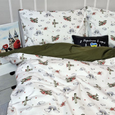 Постільна білизна Літачки Ранфорс MERISET - Двоспальний (550912)