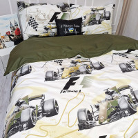 Постільна білизна Болід Ранфорс MERISET - Полуторний (550914)