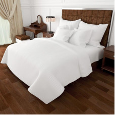 Постільна білизна Біла Бязь Люкс MERISET - Полуторний (550960)