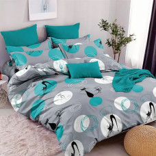 Постільна білизна Місячний кіт Бязь MERISET - Сімейний (560141)