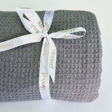 Покривало ПІКЕ Ніжне антрацит MERISET - 230х240 (560144)