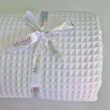 Покривало ПІКЕ ГРЕЦЬКЕ біле MERISET - 220х230 (560150)