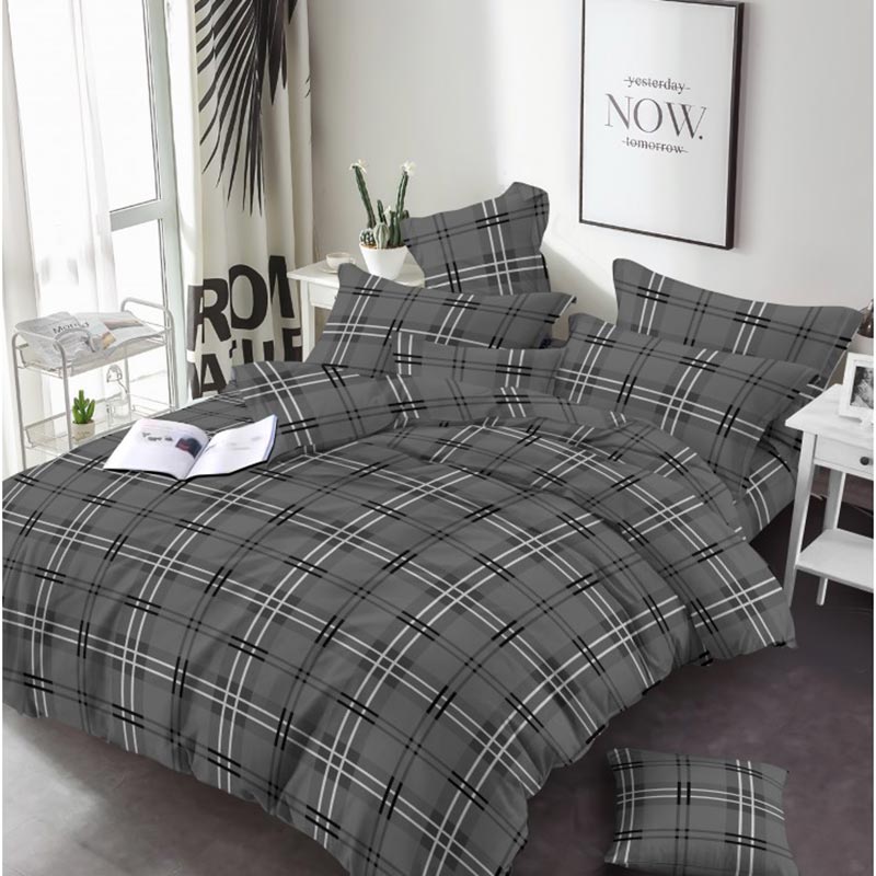 Постільна білизна Шотландка Бязь Люкс MERISET - Сімейний (560441)