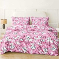 Постільна білизна Леді Кет Бязь Люкс MERISET - Полуторний на резинці (560690)