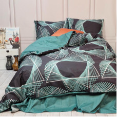 Постільна білизна Графіті Сатин MERISET - Двоспальний (560708)