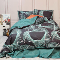 Постільна білизна Графіті Сатин MERISET - Полуторний (560708)