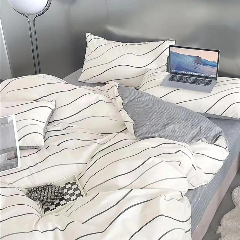 Постільна білизна Контраст Сатин MERISET - Двоспальний (560709)