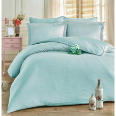 Постільна білизна Жакард MENTHOL DAMASK сатин MERISET - Сімейний (560791)