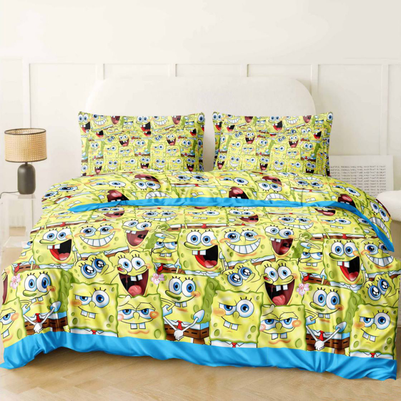 Постільна білизна Губка Боб Бязь Люкс MERISET - Двоспальний (560688)