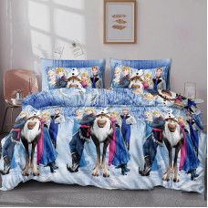 Підліткова постільна білизна Бязь Люкс Холодне серце MERISET - Підлітковий 1,5 (560811)