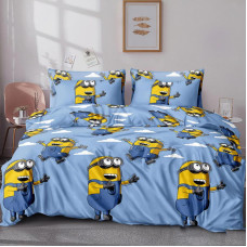 Постільна білизна Бязь Люкс Посіпаки MERISET - Полуторний (560814)