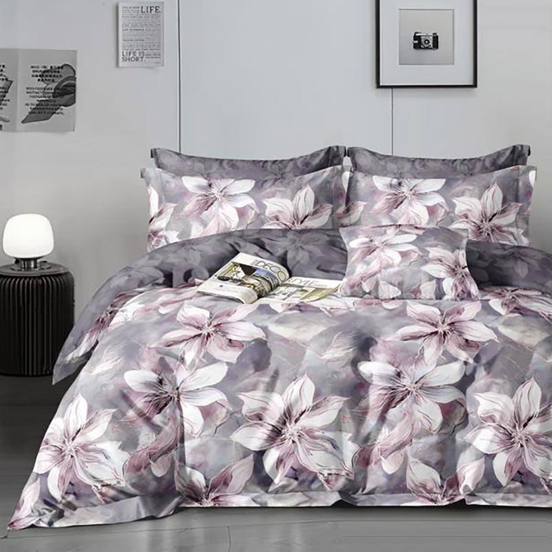 Постільна білизна Бязь Люкс Рожева квітка MERISET - Полуторний (560823)