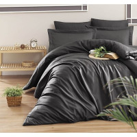 Постільна білизна ANTHRACITE Premium Сатин однотон MERISET - (550233)
