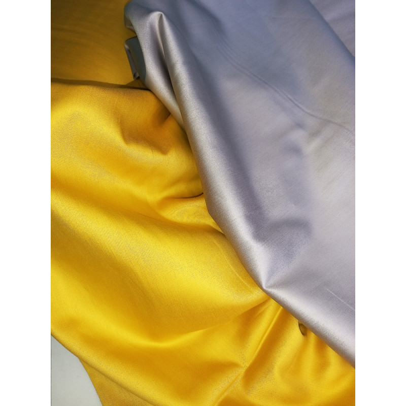Постільна білизна ДУЕТ GOLDEN/TRUE GREY Premium Сатин однотон MERISET - (550564)