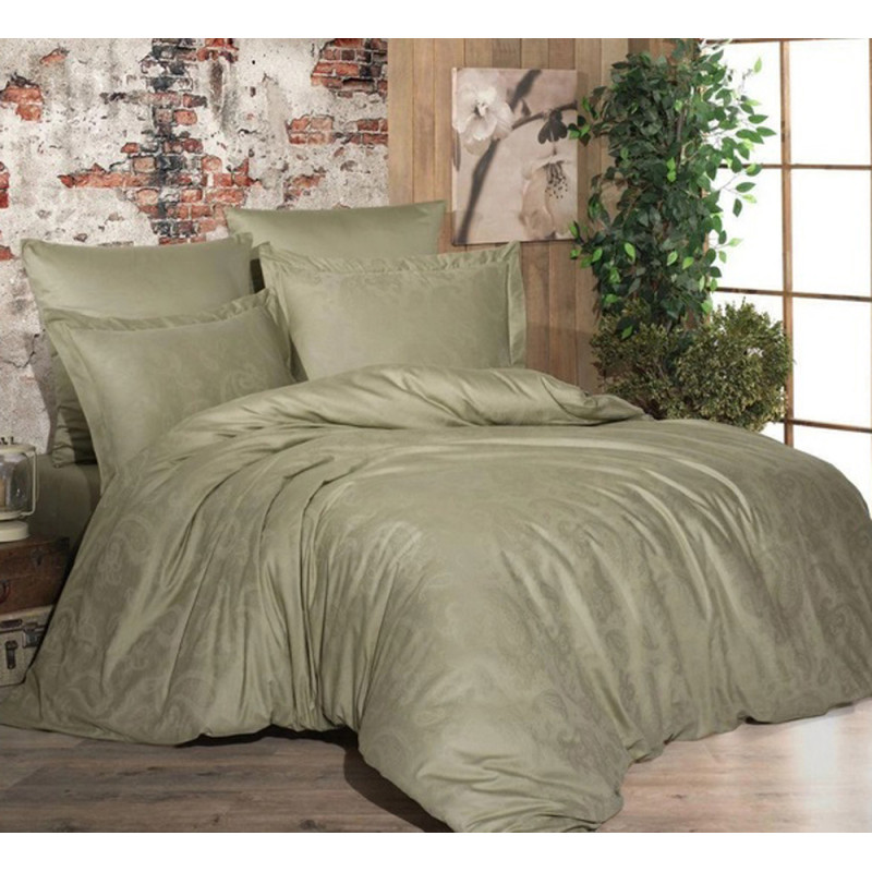 Постільна білизна OLIVE CURL Жакард MERISET - (550648)