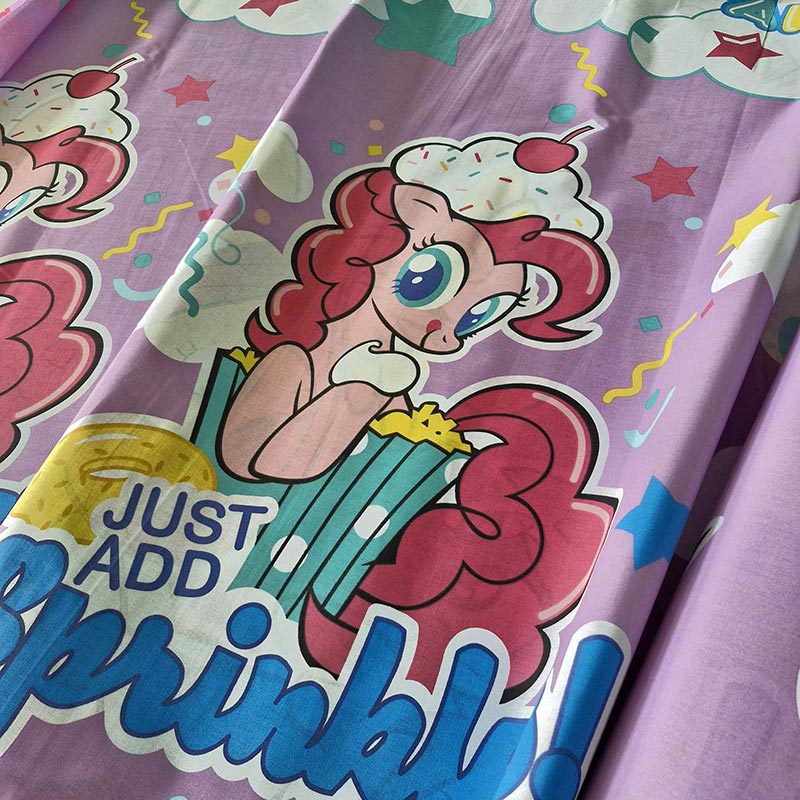 Підліткова постільна білизна My Little Pony Бязь Люкс MERISET - Підлітковий 1,5 на резинці (560687)