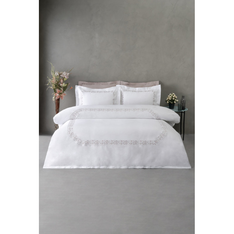 Комплект постільної білизни Dantela Digital Satin Delia, євро