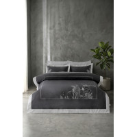 Комплект постільної білизни Dantela Digital Satin євро з вишивкою