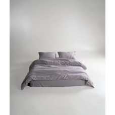 Комплект постільної білизни Limasso Stonewashed Ranforce сімейний Opal Grey