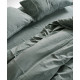 Сімейний комплект постільної білизни Limasso Stonewashed (м'ятний)