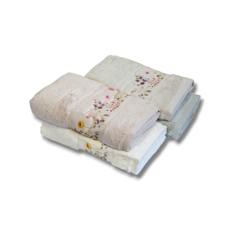 Набір рушників для обличчя Pupilla Camelya, 100% бавовна, 50×90 см, 4 шт.