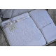Комплект постільної білизни First Choice VIP Satin Moonlight Hillary White, євро, 200×220 см