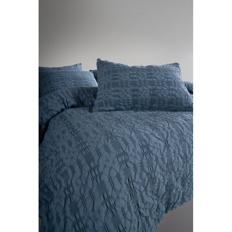 Єврокомплект постільної білизни Limasso Kristal 200×220 см Akdeniz Mavisi