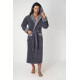Чоловічий велюровий халат Nusa 1525, 3XL, антрацит