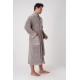 Мужской велюровый халат Nusa 26690, XL, Taupe