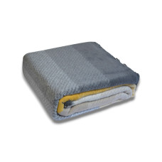 Бавовняний плед Merinos Natura Collection Montant Sari, 180×220 см, жовтий