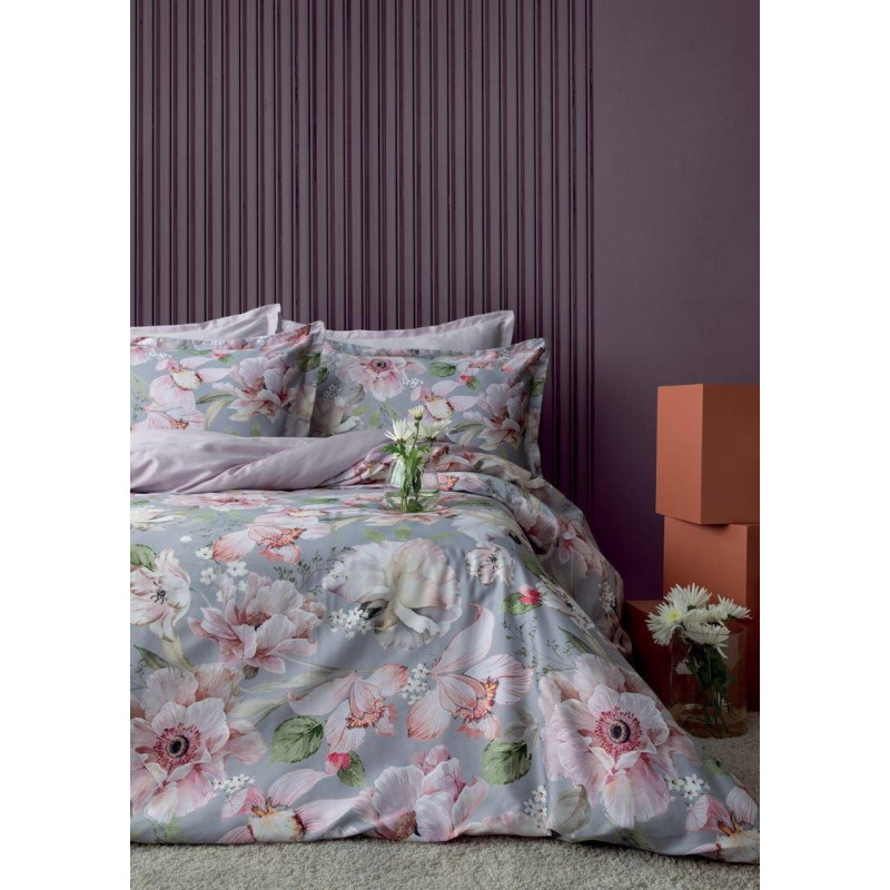 Сімейний комплект постільної білизни Issimo Digital Tencel Vanie, сатин, 160×220 см