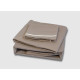 Комплект постільної білизни First Choice Soprano Mink, фланель, Євро, 200×220 см, бежевий