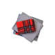 Комплект постільної білизни First Choice Flanel Happiness Red Євро 200×220 см