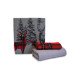 Комплект постільної білизни First Choice Flanel Happiness Red полуторний 160×220 см