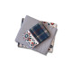 Комплект постільної білизни First Choice Flanel Nature Navy Blue полуторний 160×220 см
