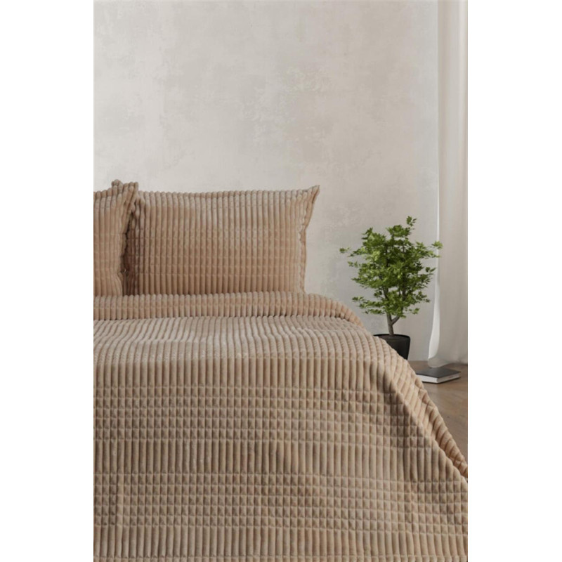 Покривало з наволочками Merinos Modern Line KR34083.1 Євро 220×240 см, бежеве