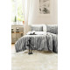 Комплект постільної білизни Saheser Stonewashed Ranforce 41160 Євро 200х220 см Nadia Antrasit