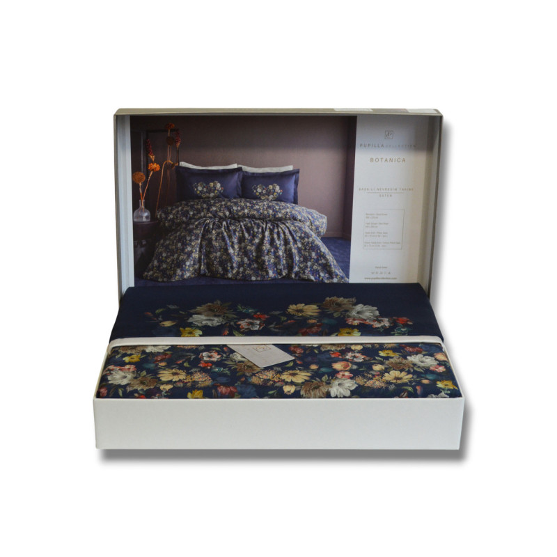 Комплект постільної білизни Pupilla Digital Satin KR41693 Євро Botanica