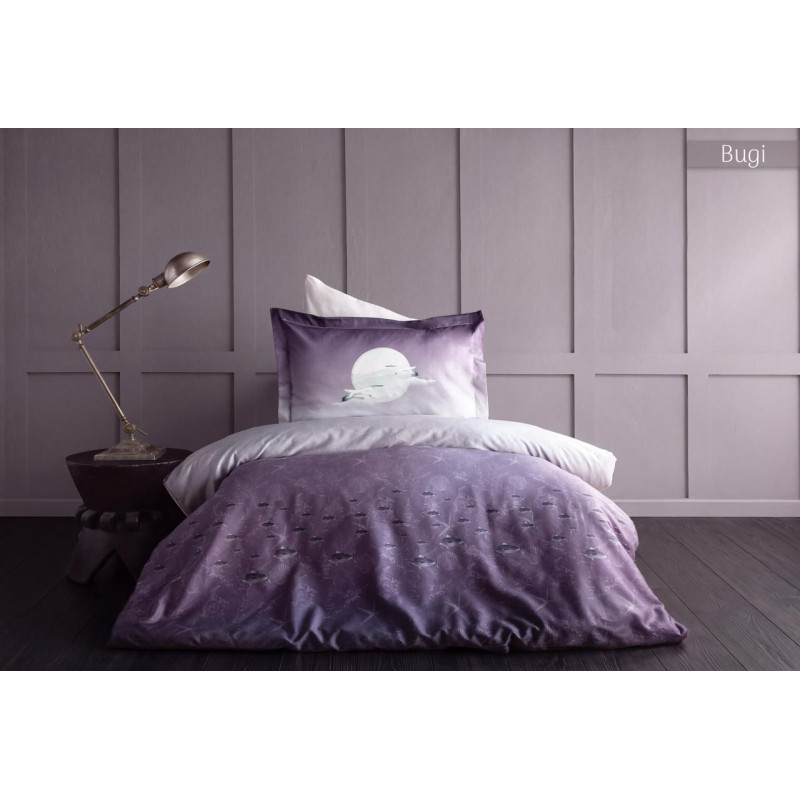 Комплект постільної білизни Pupilla Digital Satin Bugi 41695, 160х220 см