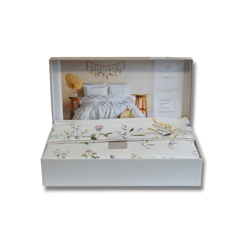 Комплект постільної білизни Pupilla Digital Satin KR41702 сімейний 160х220 см