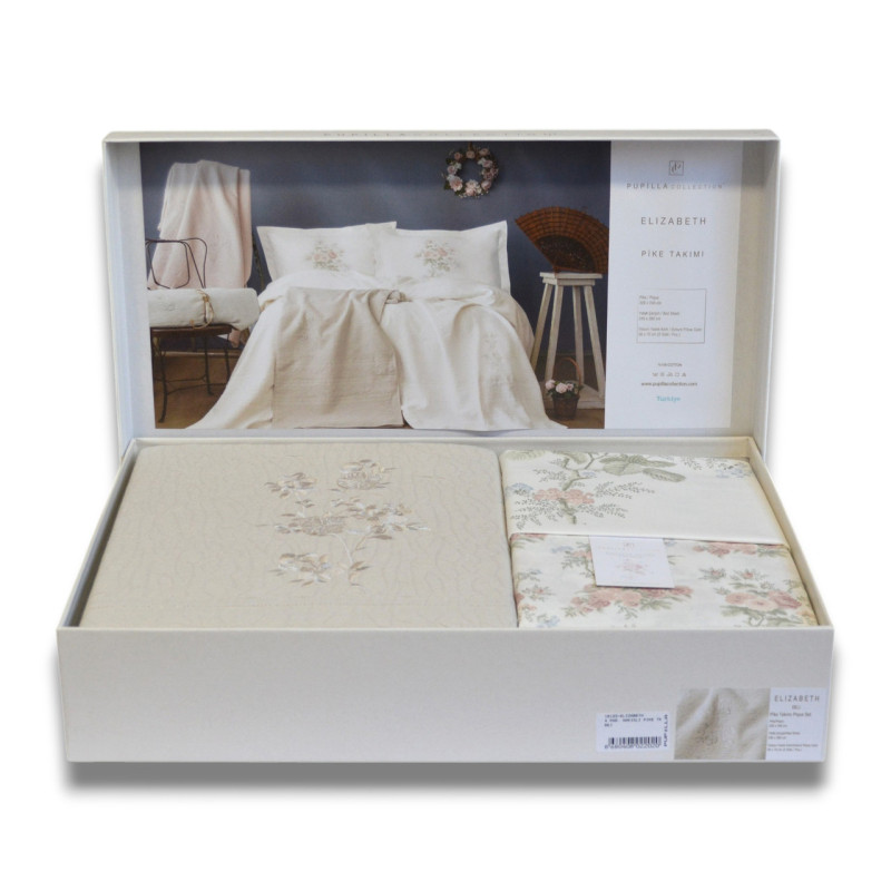 Комплект постільної білизни з покривалом Pupilla Elizabeth KR41709 Євро
