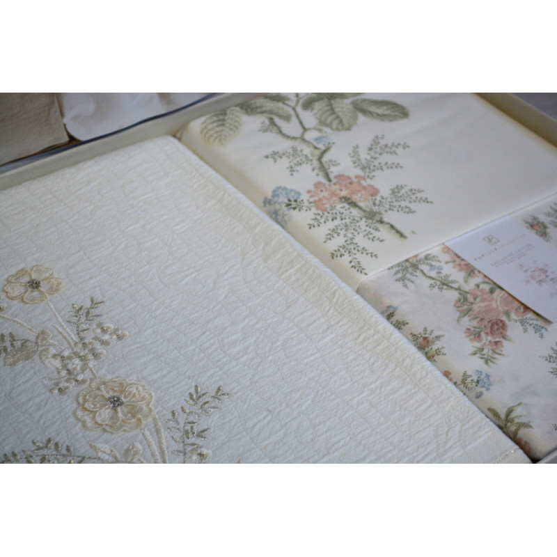 Комплект постільної білизни з покривалом Pupilla Elizabeth KR41710 Євро