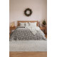 Покривало Saheser Merry муслінове новорічне 240х260 см, Light Grey